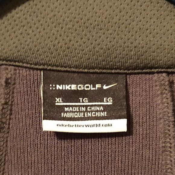 Nike Golf 1/4 Zip Pullover with Nutanix Logo on Chest Men SIZE XL - Picture 4 of 5